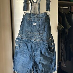 Levi's Blue Denim Overalls